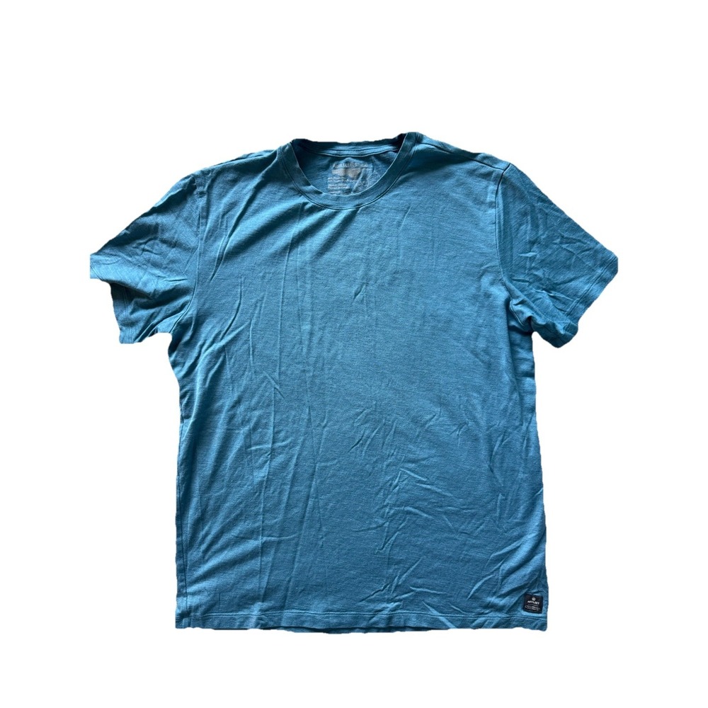 Artilect Studio Men's Utilitee T Shirt, Large, Merino Wool, Blue, Hiking